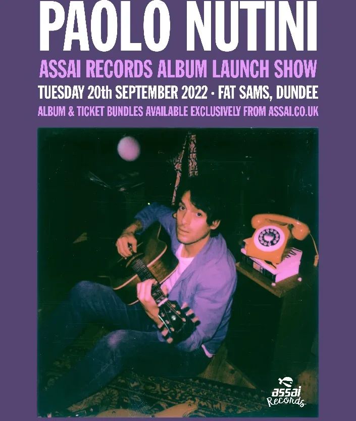 Paolo Nutini gig Fat Sams Dundee