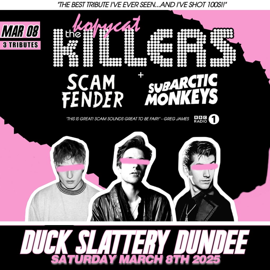 Tribute Tripler - Killers v Monkeys v Fender