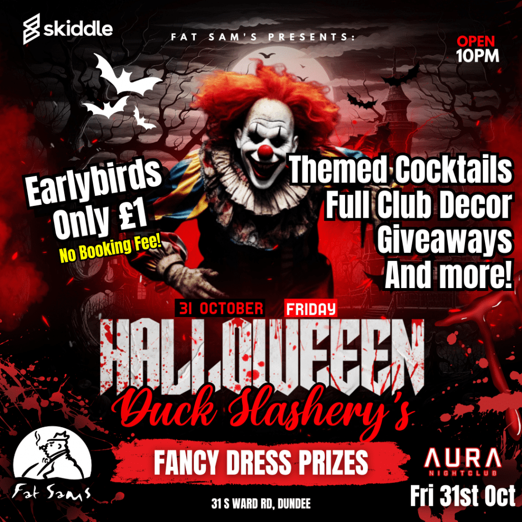 Duck Slashery's Halloween at Fat Sam's